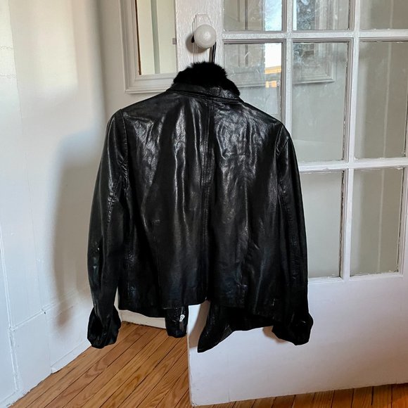 100% Lambskin Leather Jacket - Picture 3 of 4